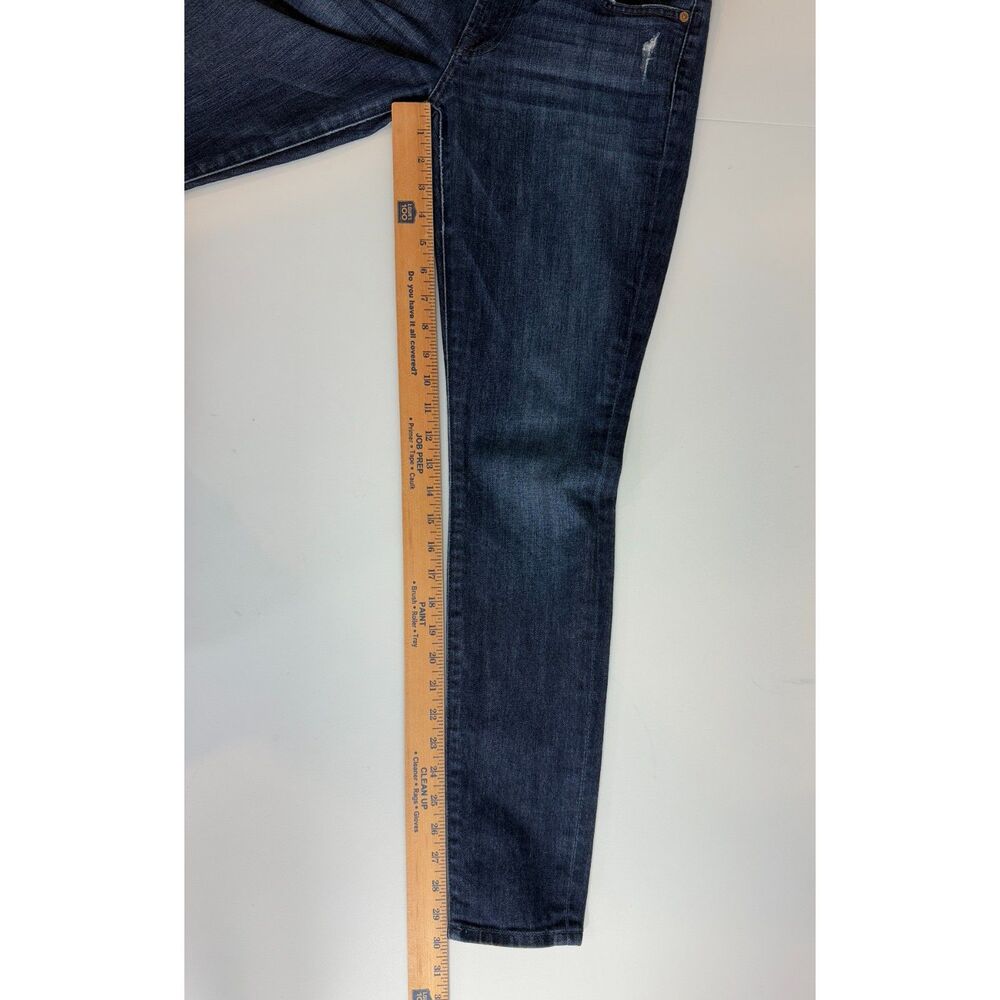 7 For All Mankind Women's Gwenevere Skinny Jeans Distressed Size 27 - Picture 11 of 12